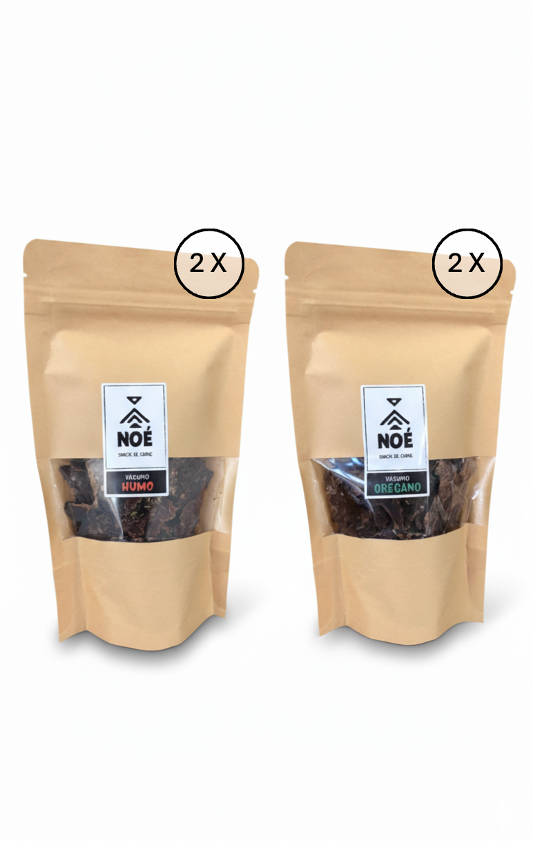 Pack Vacuno 4 Bolsas M (200grs)